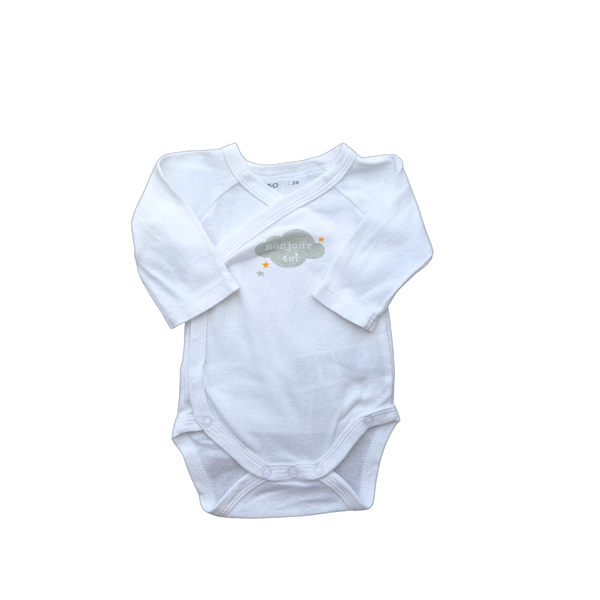 Body blanc manches longues