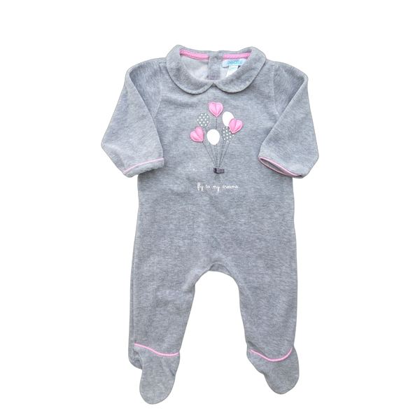 Pyjama gris une pièce