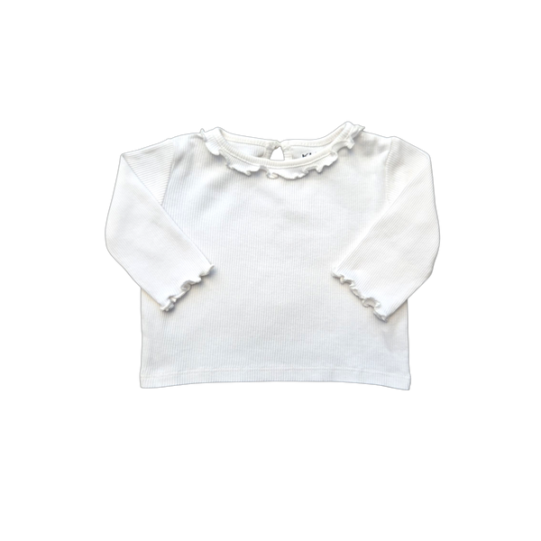 T-Shirt blanc manches longues