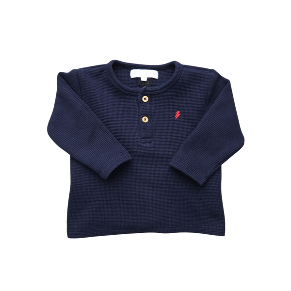 T-Shirt bleu manches longues