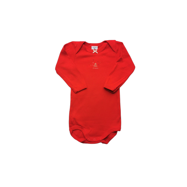 Body rouge manches longues