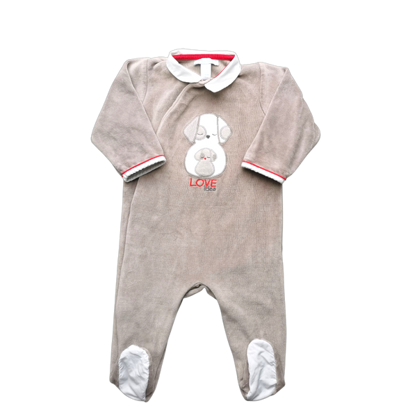 Pyjama beige une pièce