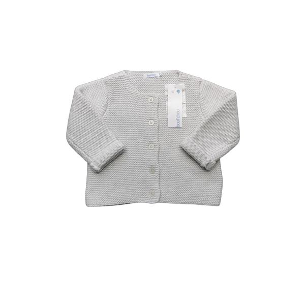 Gilet gris en maille