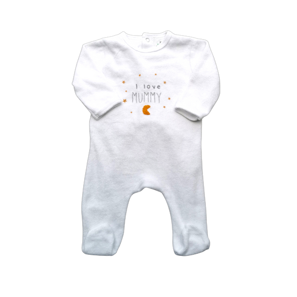 Pyjama blanc une pièce