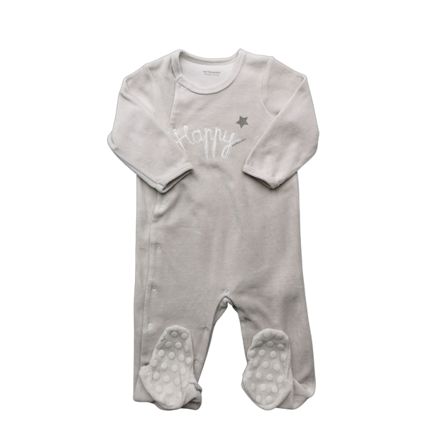 Pyjama gris une pièce