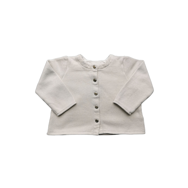 Gilet beige effet doré