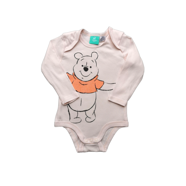 Body rose manches longues