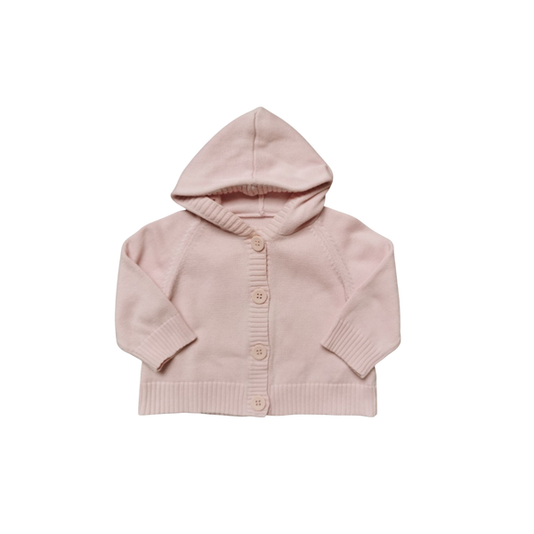 Veste rose à capuche