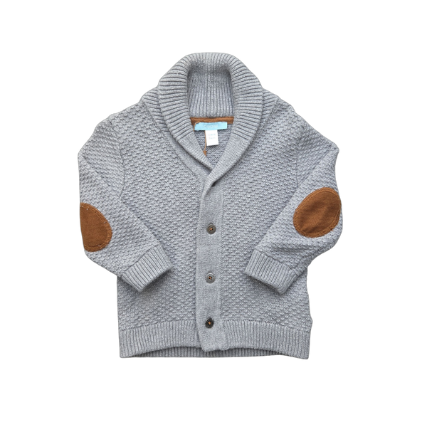 Gilet gris en maille