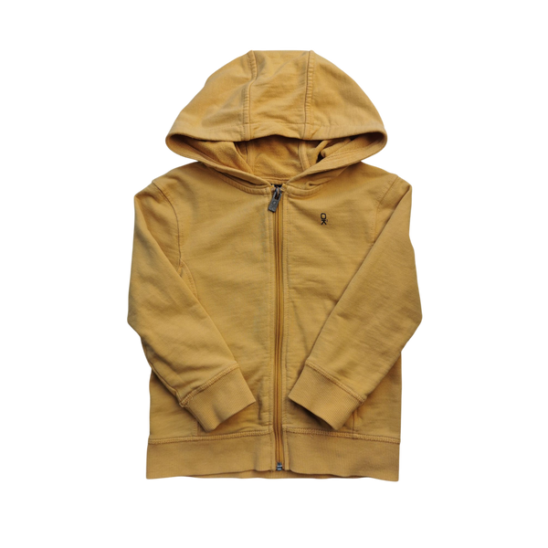Veste jaune à capuche