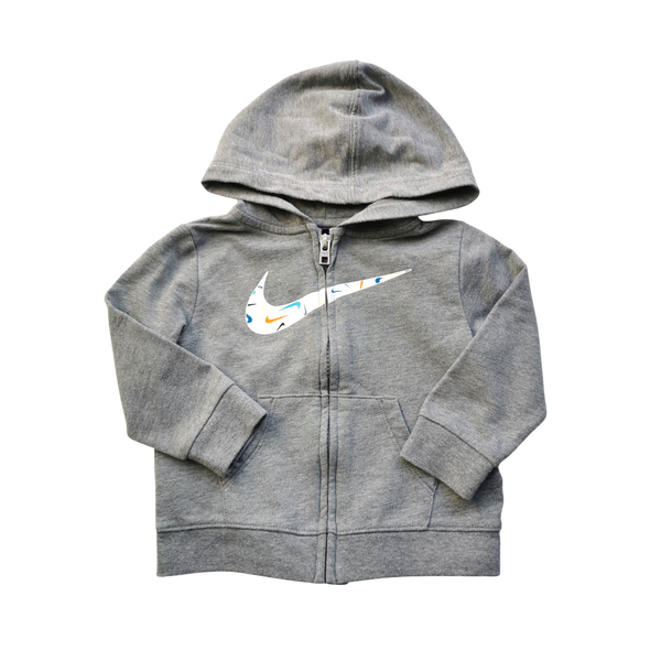 Veste grise à capuche