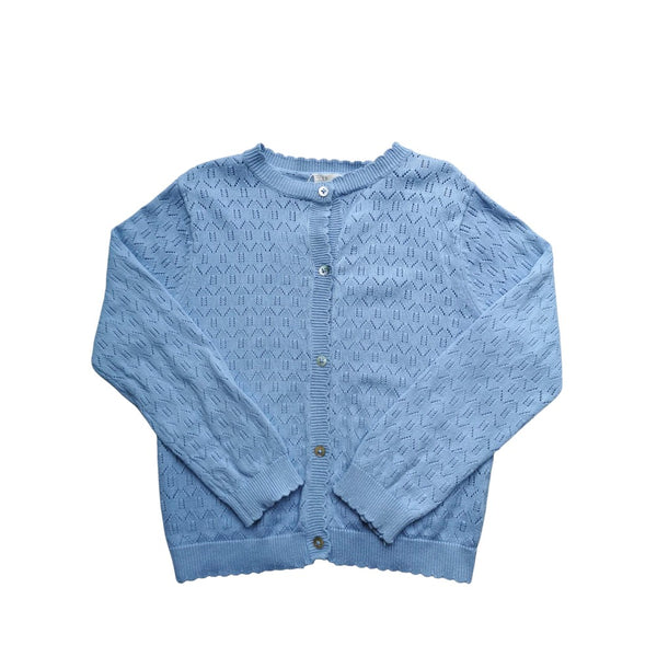 Gilet bleu en maille