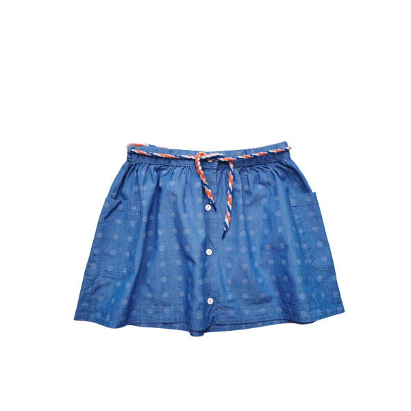 Jupe bleue claire