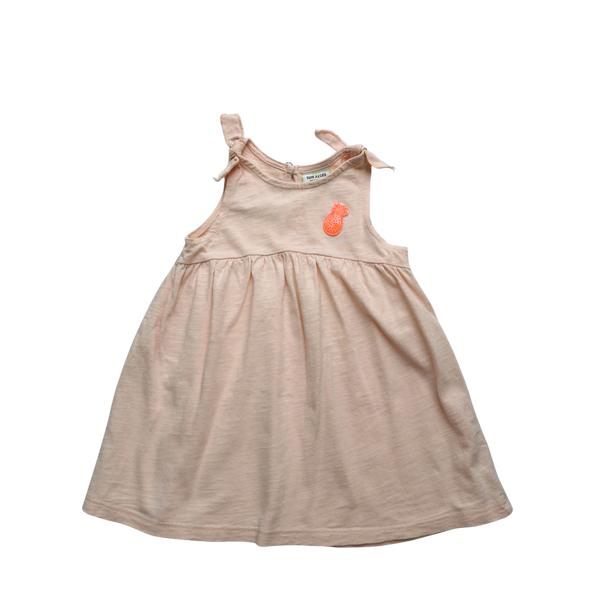 Robe à pois rose
