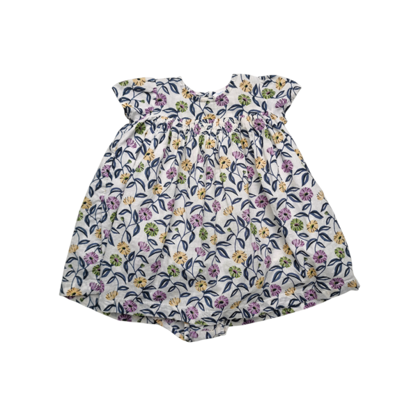 Robe fleurie avec bloomer