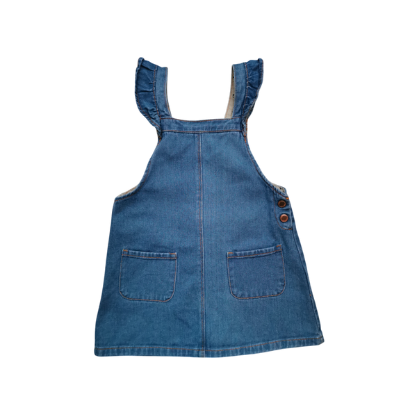 Robe salopette en jean