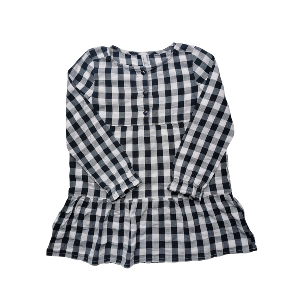 Robe tunique à carreaux
