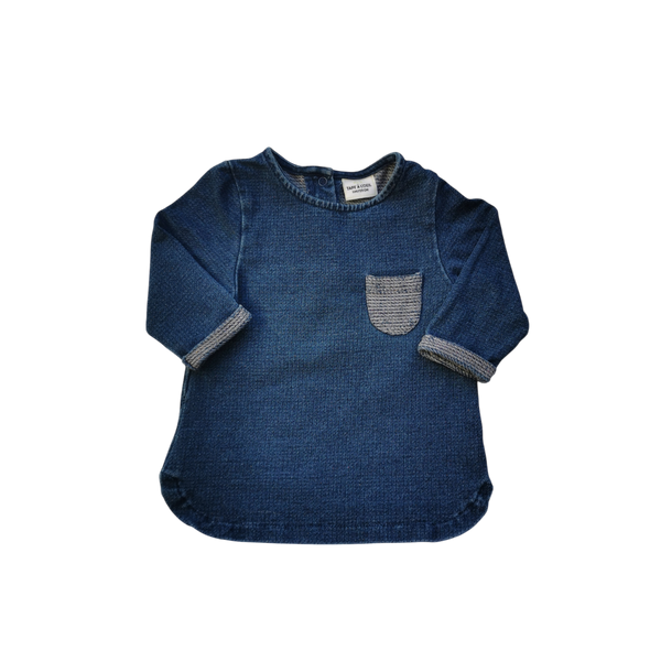 Robe tunique effet jean