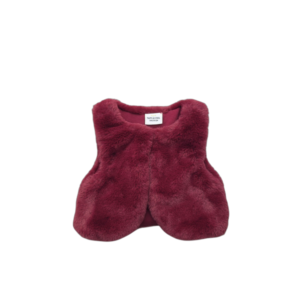 Gilet parme sans manches