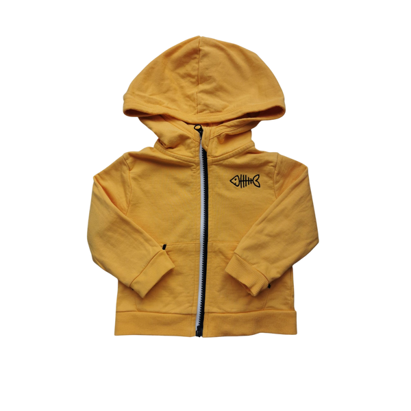 Veste jaune à capuche