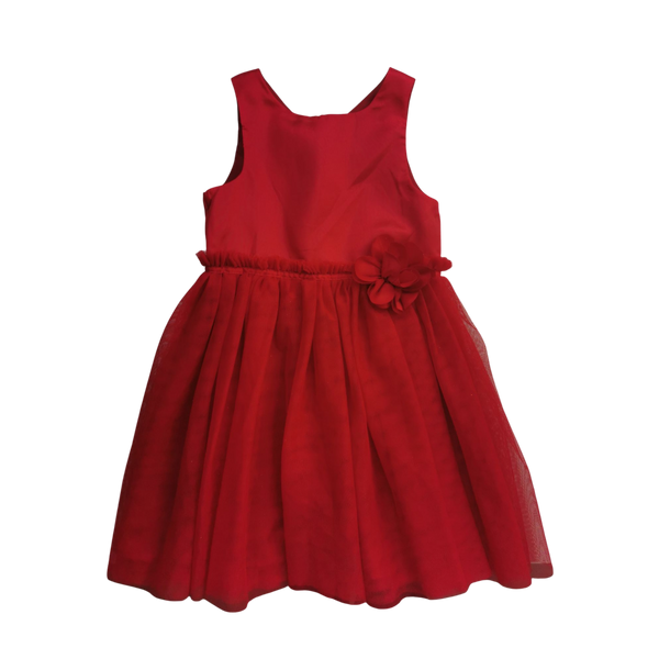 Robe rouge en tulle