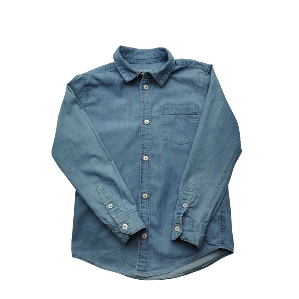 Chemise effet jean