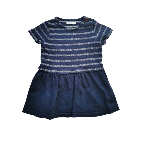 Robe rayée bleue