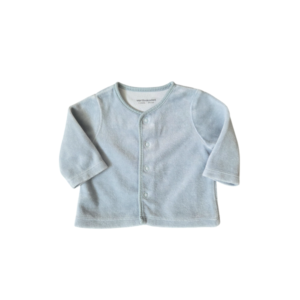 Gilet doux vert d'eau