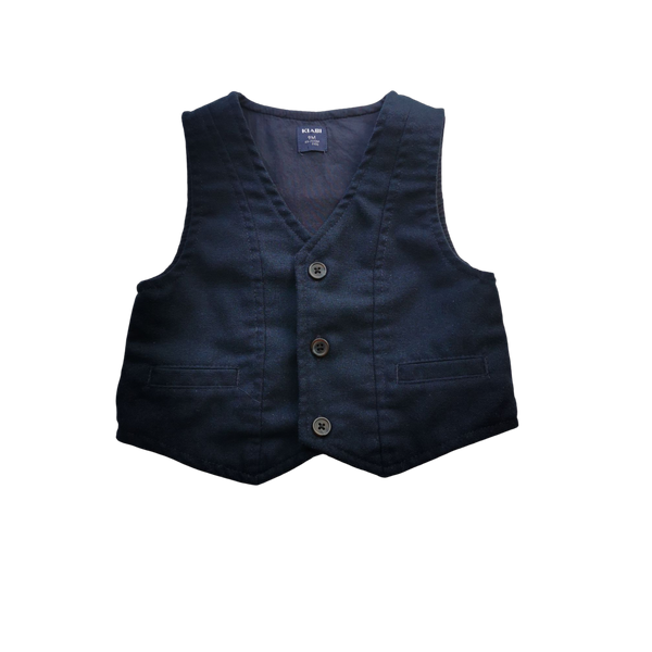Gilet de costume bleu