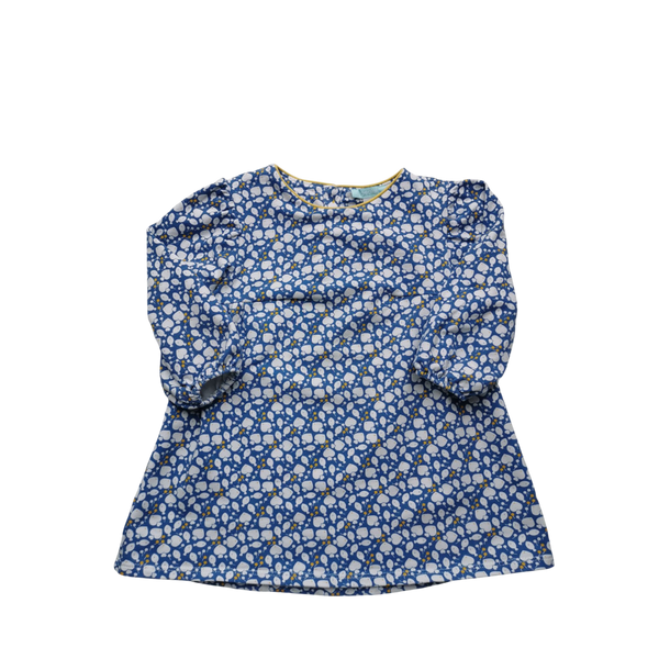Robe bleue motif poisson