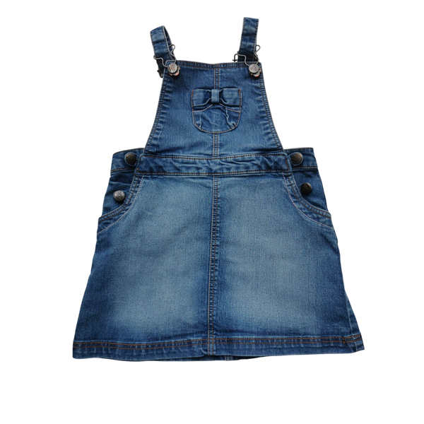 Robe salopette en jean