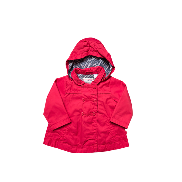 Veste légère rouge corail