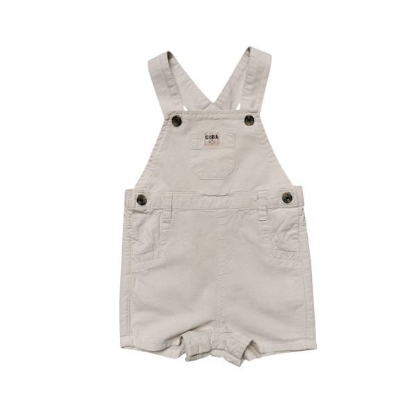 Salopette beige courte