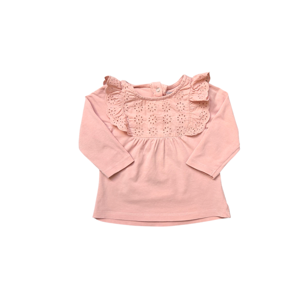 T-Shirt rose manches longues