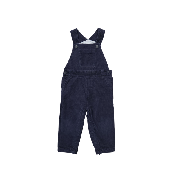Salopette bleue marine en velours