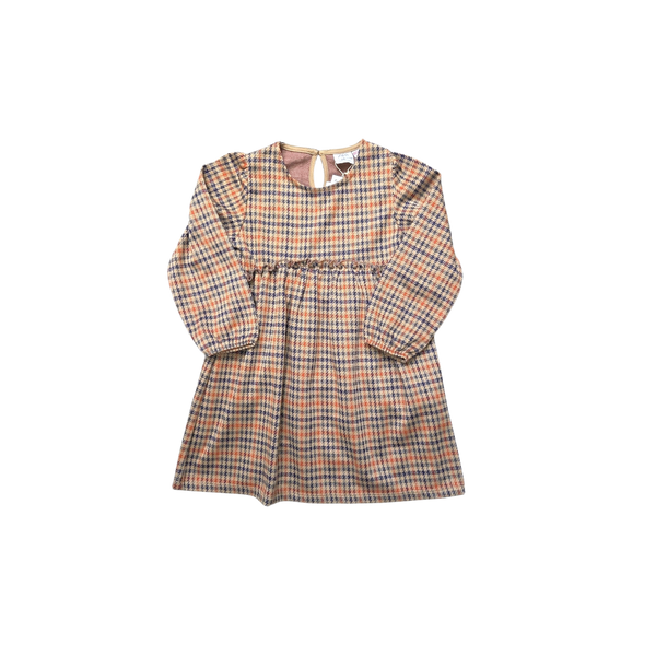 Robe motif pied de poule