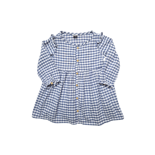 Robe chemise à carreaux