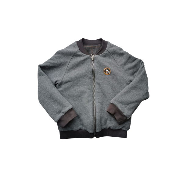 Veste teddy grise
