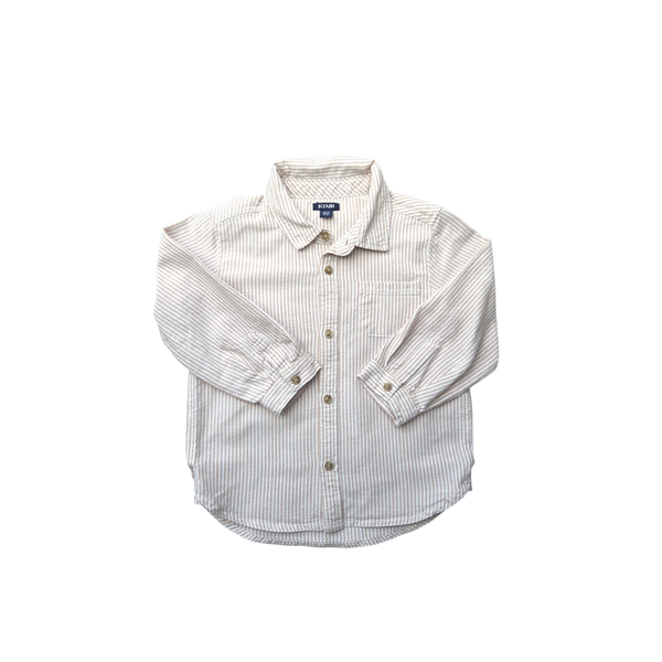 Chemise à rayures manches longues
