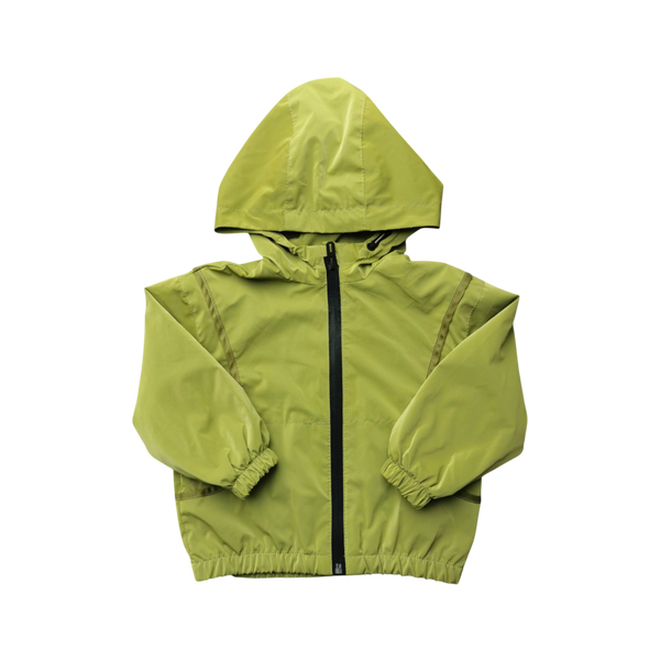 Veste verte à capuche