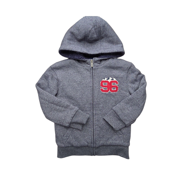 Veste chaude bleu-gris