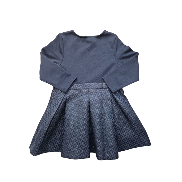 Robe bleue bi matière fille 8 mois occasion enfant