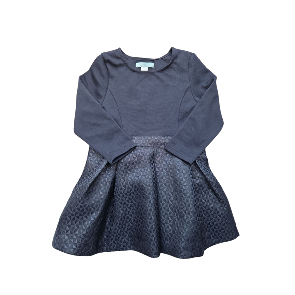 Robe bleue bi matière fille 8 mois occasion enfant