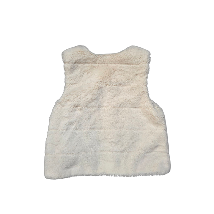 Gilet beige sans manches pour enfant, marque Kiabi, taille 6 ans, en bon état d’occasion