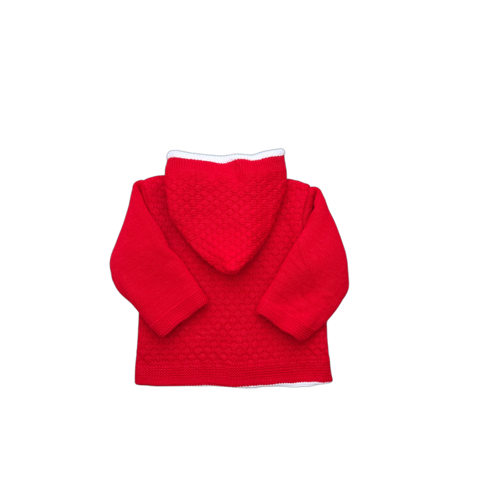Gilet rouge garçon 12 mois en occasion sans marque