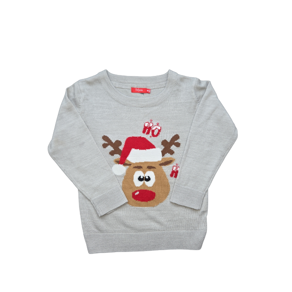 Pull de Noël Tissaia mixte 4 ans en très bon état, seconde main