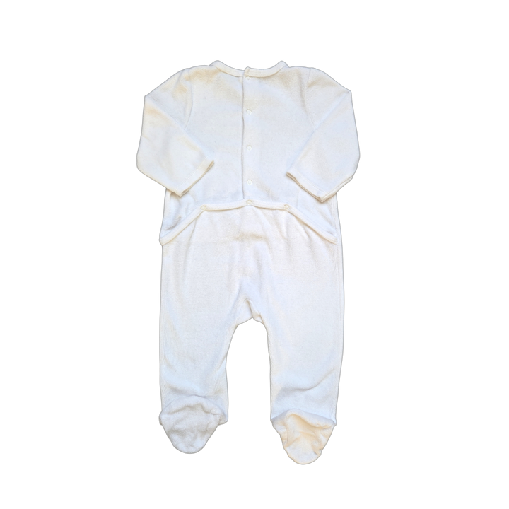 Pyjama blanc Tao fille/bébé 12 mois en très bon état, seconde main