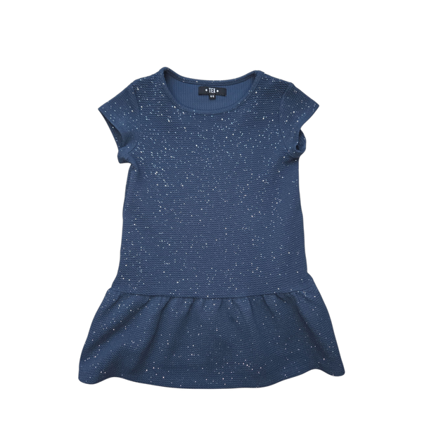 Robe bleue à paillettes