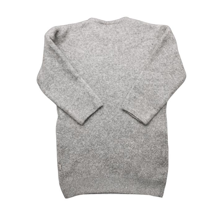 Robe pull grise à paillettes IKKS 6 Ans occasion fille