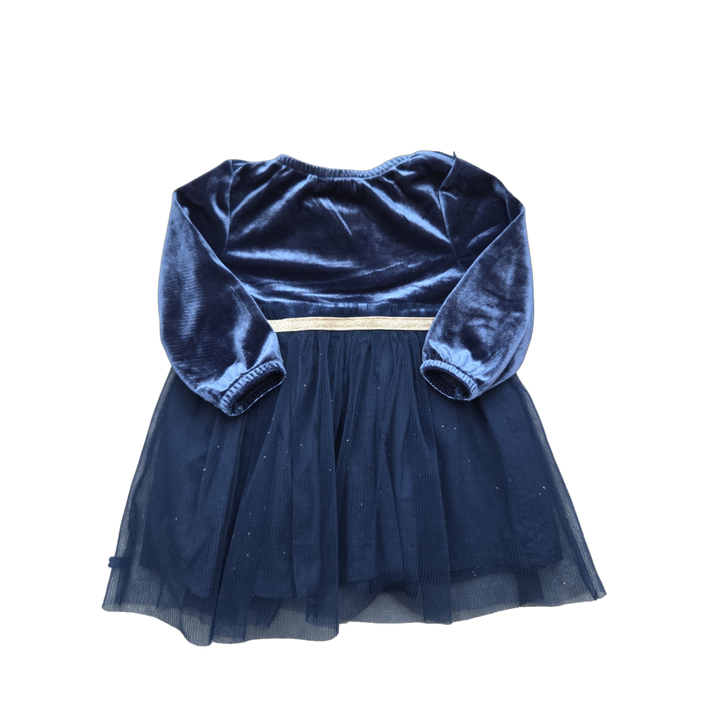 Robe velours 12 mois fille Obaïbi, seconde main automne/hiver